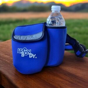 Iron Body Blue Jogging Waist Bag Fanny Pack